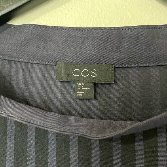 COS Striped Shirt Dress - Picture 2 of 6